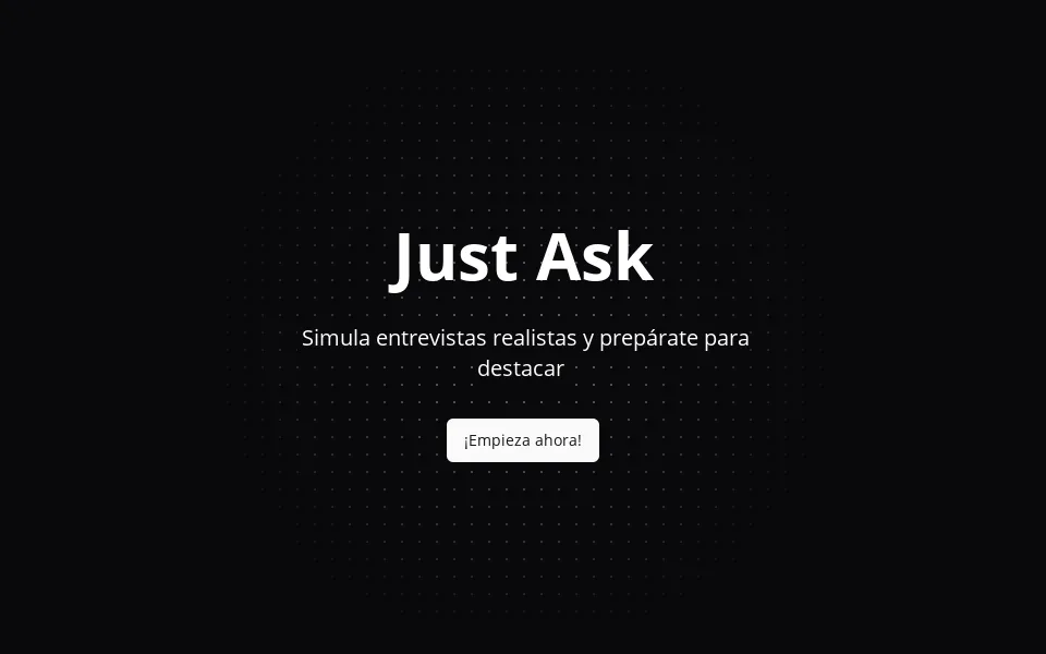 Project called 'Just Ask